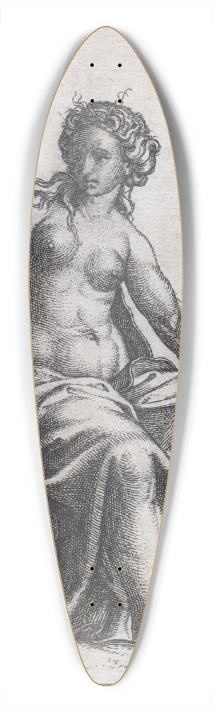 Marcantonio Raimondi - Prudence 39.3 inch art pintail longboard deck