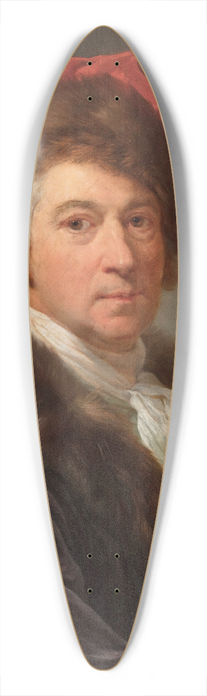 Marcello Bacciarelli - Self-portrait 39.3 inch art pintail longboard deck