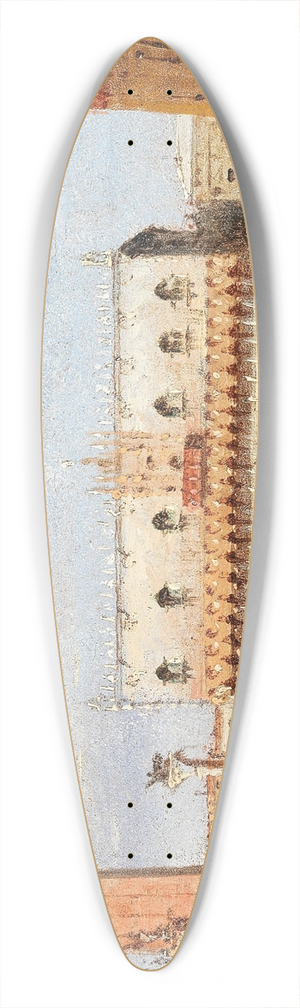 Marco Grubas - Gondolas infront of the Ca dOro 39.3 inch art pintail longboard deck