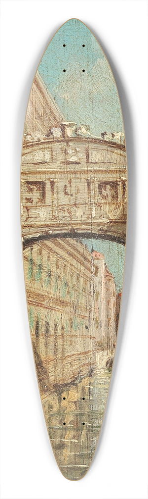 Marco Grubas - Piazetta 39.3 inch art pintail longboard deck