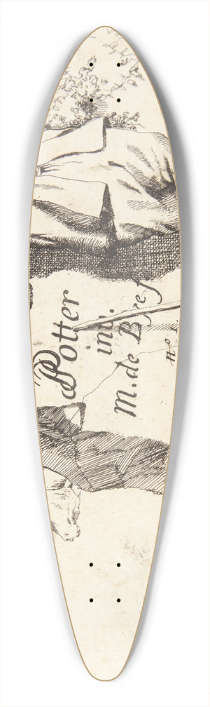 Marcus de Bye - Titelblad til Ker 39.3 inch art pintail longboard deck