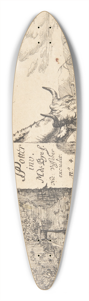 Marcus de Bye - Titelblad til Ker 39.3 inch art pintail longboard deck