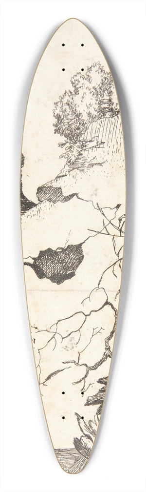 Marcus de Bye - Titelblad til Ker 39.3 inch art pintail longboard deck