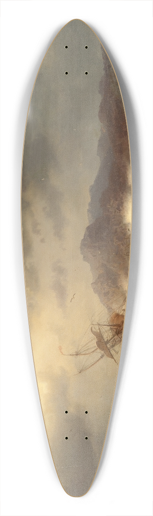 Marcus Larson - Shipwreck 39.3 inch art pintail longboard deck