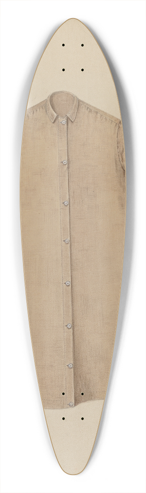 Margaret Concha - Childs Coat 39.3 inch art pintail longboard deck