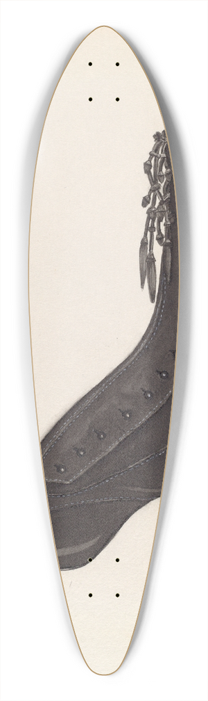 Margaret Concha - Womans Shoe 39.3 inch art pintail longboard deck