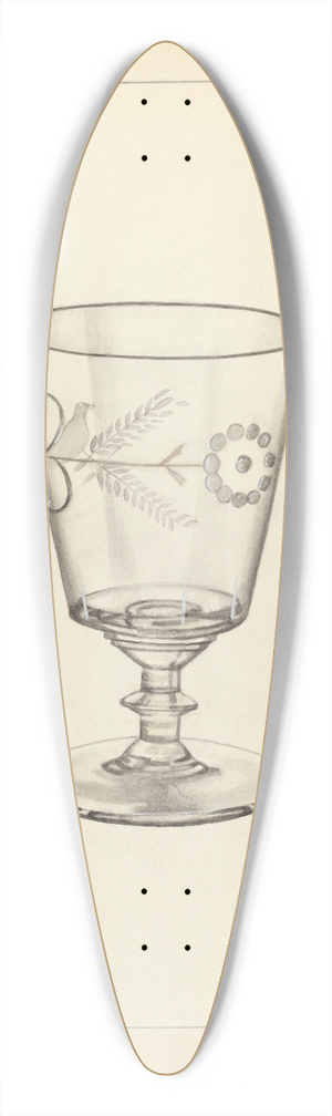 Margaret Knapp - Goblet 39.3 inch art pintail longboard deck