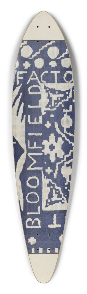 Margaret Linsley - Coverlet 39.3 inch art pintail longboard deck
