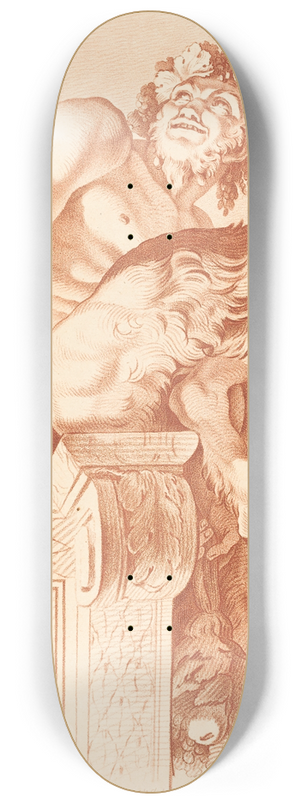 Gilles Demarteau the Elder - Satyr 8.25 inch art skate deck Gilles Demarteau the Elder - Satyr 8.25 inch art skate deck