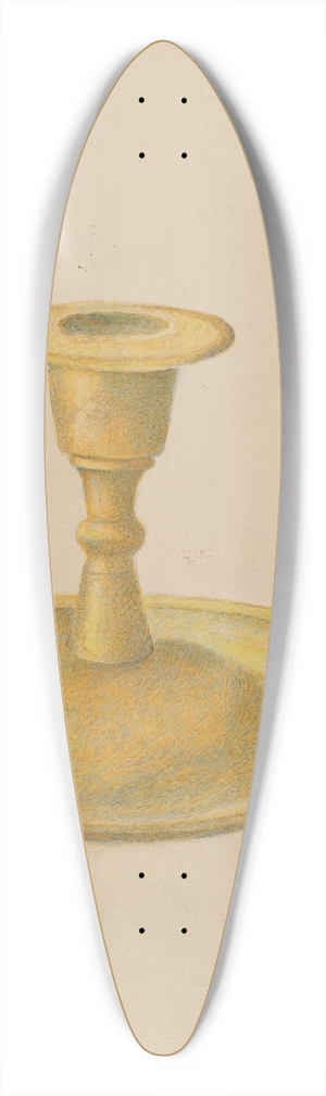 Margaret Stottlemeyer - Candlestick 39.3 inch art pintail longboard deck
