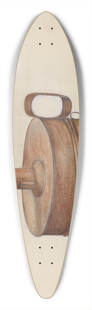 Margaret Stottlemeyer - Candlestick 39.3 inch art pintail longboard deck