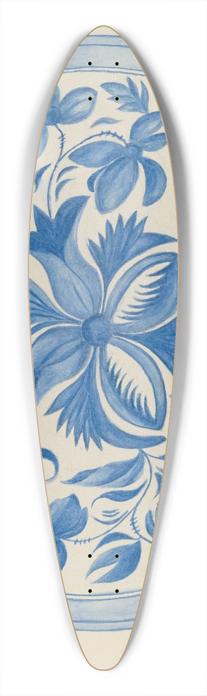 Margaret Stottlemeyer - Plate 39.3 inch art pintail longboard deck