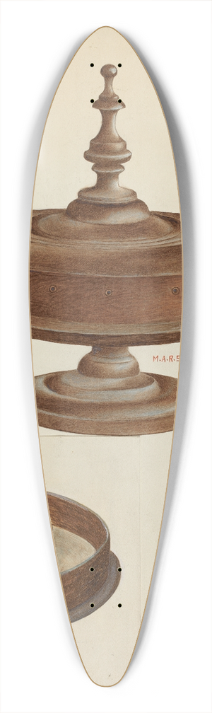 Margaret Stottlemeyer - Sewing Container 39.3 inch art pintail longboard deck
