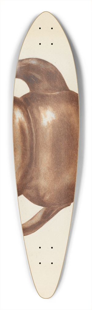 Margaret Stottlemeyer - Teapot 39.3 inch art pintail longboard deck
