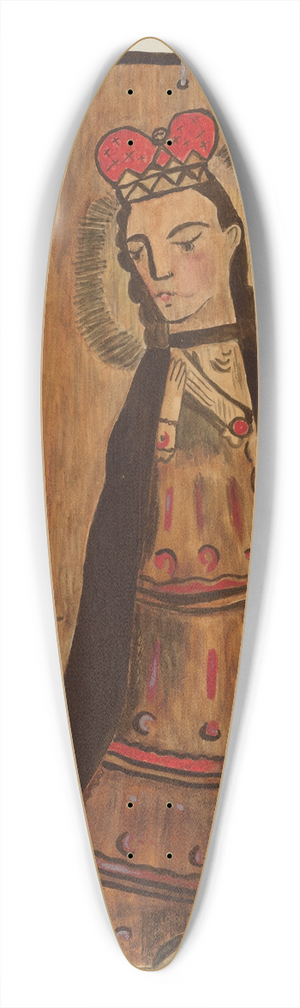 Margery Parish - Retablo 39.3 inch art pintail longboard deck