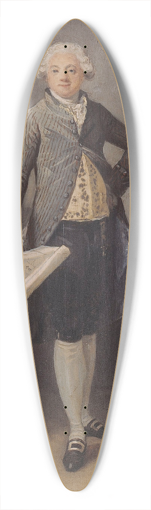Marguerite Grard - Portrait de larchitecte Claude-Nicolas Ledoux 39.3 inch art pintail longboard deck