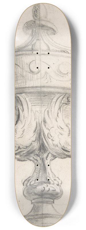 Gilles-Marie Oppenord - Design for a Vase 8.25 inch art skate deck Gilles-Marie Oppenord - Design for a Vase 8.25 inch art skate deck