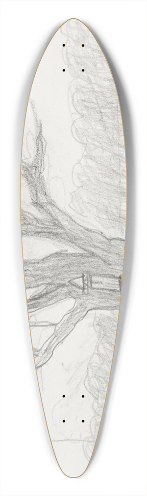 Marian Kopf - wity db (Prasowianie) 39.3 inch art pintail longboard deck
