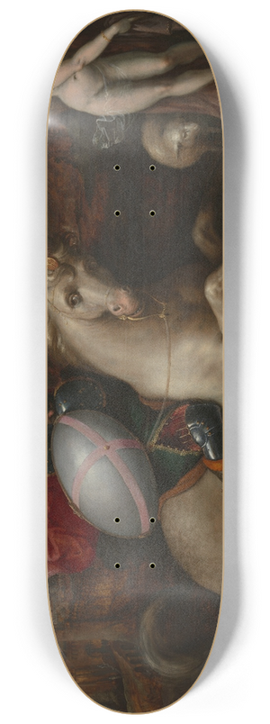 Gillis Coignet - Saint George Defeating the Dragon 8.25 inch art skate deck