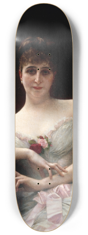 Alexandre Cabanel - Portrait de Madame Edouard Herv 8.25 inch art skate deck