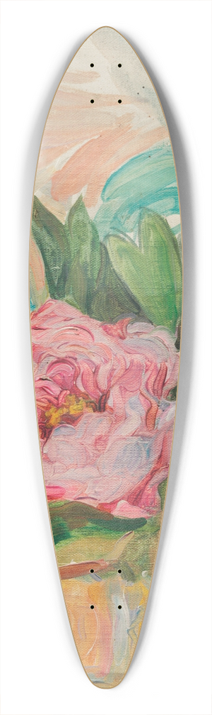 Maria Yakunchikova - Flower study 39.3 inch art pintail longboard deck