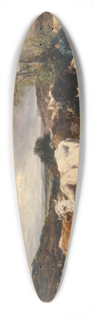 Marie Dieterl - Herd 39.3 inch art pintail longboard deck