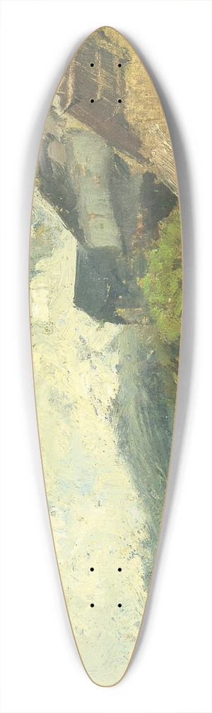Marie Egner - Landscape Study 39.3 inch art pintail longboard deck