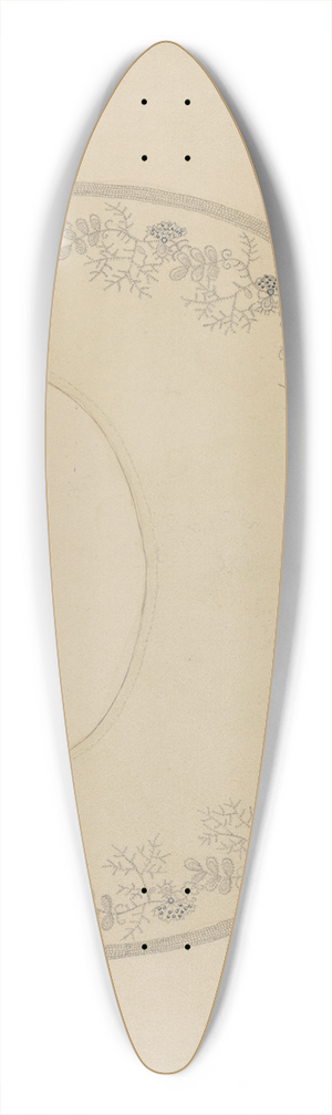 Marie Famularo - Collar 39.3 inch art pintail longboard deck
