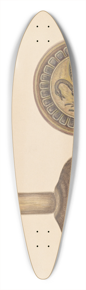 Marie Lutrell - Butter Mold 39.3 inch art pintail longboard deck