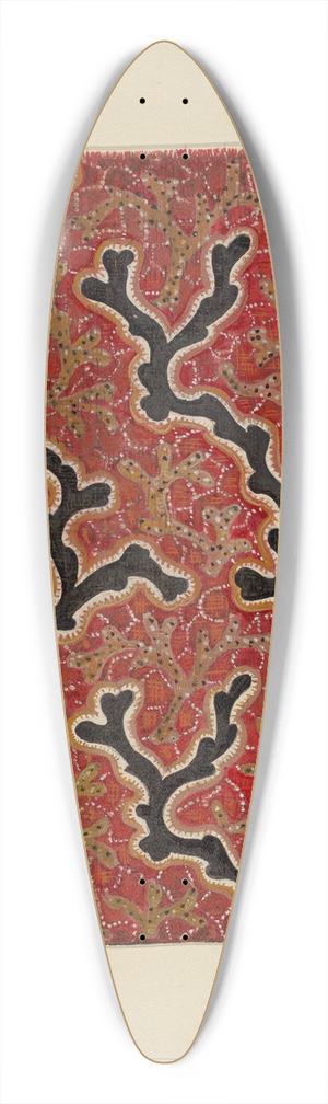 Marie Lutrell - Printed Calico 39.3 inch art pintail longboard deck