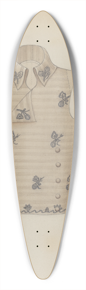 Marie Mitchell - Waistcoat 39.3 inch art pintail longboard deck