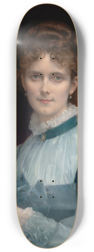 Alexandre Cabanel - Portrait of Miss FannyClapp 8.25 inch art skate deck