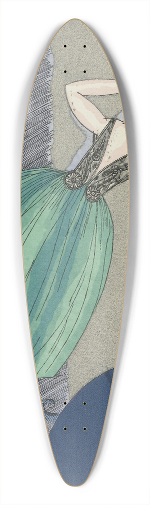Mario Simon - Mirage ; Robe du soir, de Paul Poiret 39.3 inch art pintail longboard deck