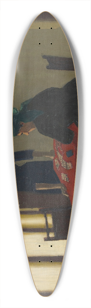 Marius Borgeaud - The Fortune Teller 39.3 inch art pintail longboard deck