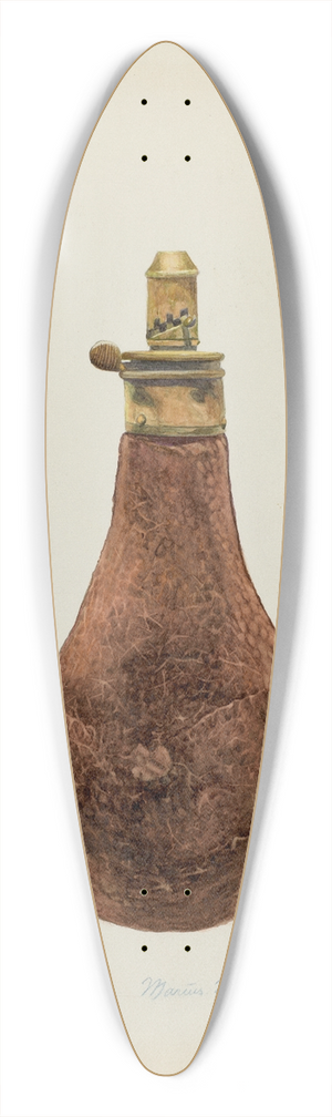 Marius Hansen - Powder Horn 39.3 inch art pintail longboard deck