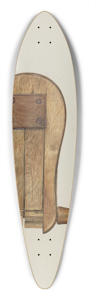 Marius Hansen - Watchmans Rattle 39.3 inch art pintail longboard deck
