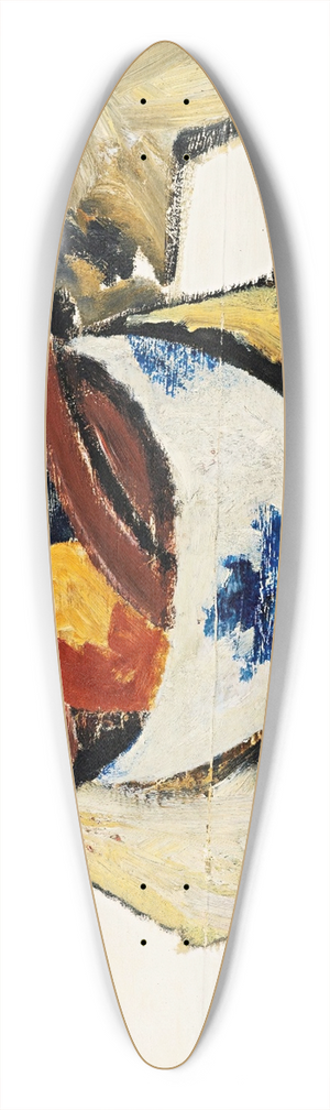 Marsden Hartley - Still Life With White Bowl 39.3 inch art pintail longboard deck