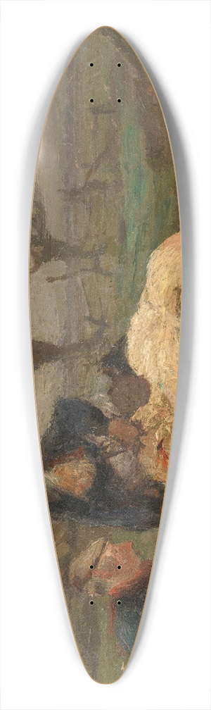Marten Melsen - The Pig Slaughterman 39.3 inch art pintail longboard deck