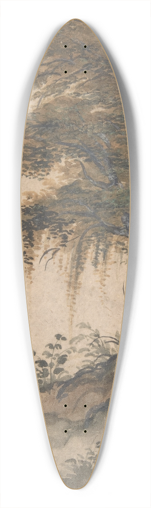 Marten Van Valckenborch - Study of a Tree 39.3 inch art pintail longboard deck