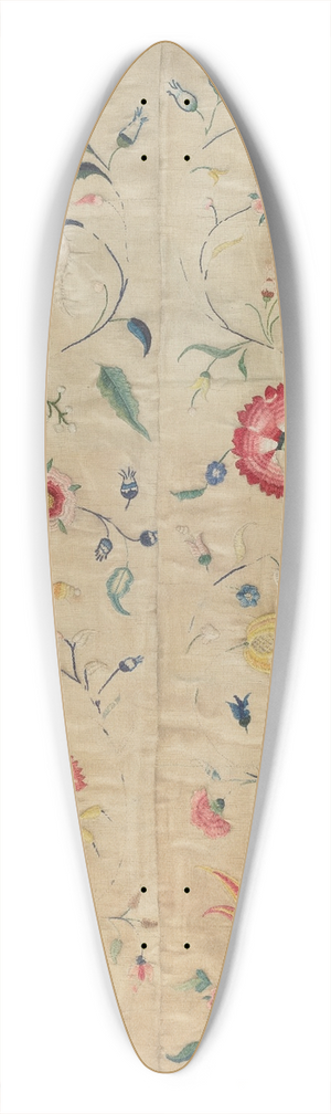 Martha Elliot - Embroidery 39.3 inch art pintail longboard deck