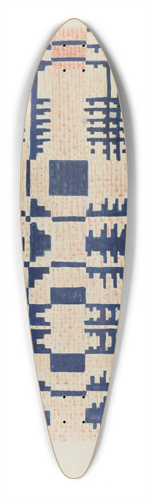 Martha Sancher - Shaker Coverlet 39.3 inch art pintail longboard deck