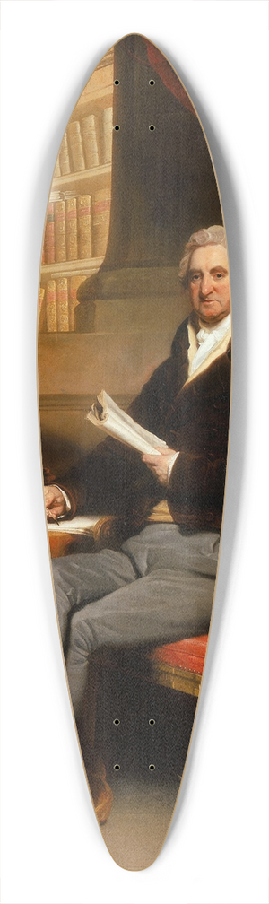 Martin Archer Shee - William Roscoe 39.3 inch art pintail longboard deck