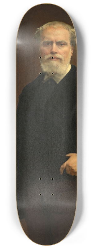 Alexandre Cabanel - Self Portrait 8.25 inch art skate deck Alexandre Cabanel - Self Portrait 8.25 inch art skate deck