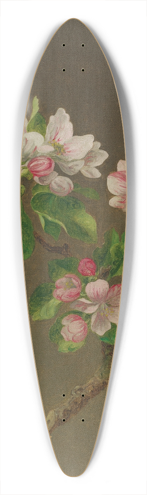 Martin Johnson Heade - APPLE BLOSSOMS 39.3 inch art pintail longboard deck
