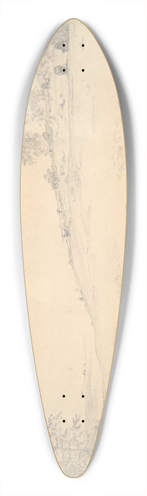 Martin Johnson Heade - Friars Head,Campobello 39.3 inch art pintail longboard deck