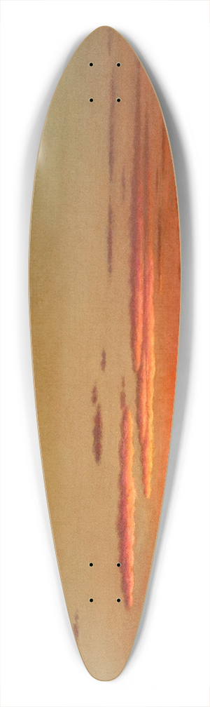 Martin Johnson Heade - Sunset, Haywagon in the Distance 39.3 inch art pintail longboard deck