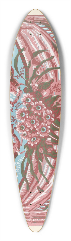 Martin Partyka - Bandbox Design 39.3 inch art pintail longboard deck