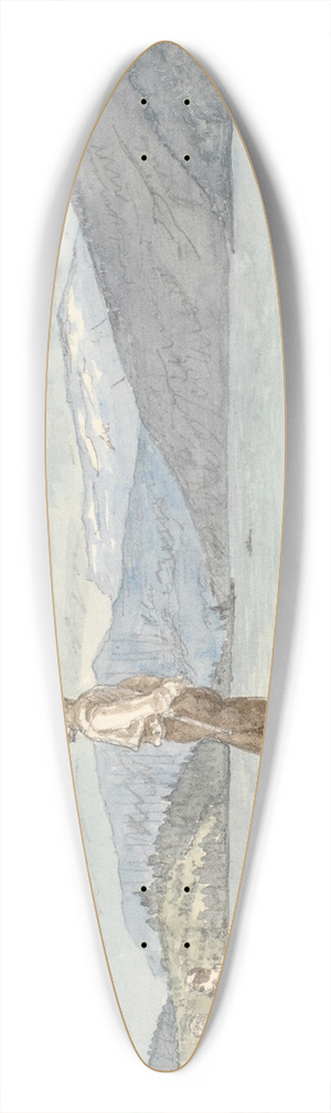 Martinus Rrbye - Et overfartssted. Figurer ved bde 39.3 inch art pintail longboard deck