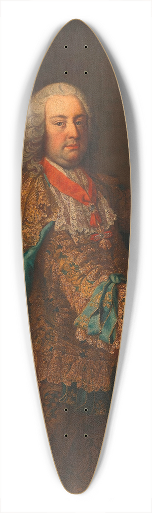 Martin van Meytens - Kaiser Franz I. Stephan von Lothringen 39.3 inch art pintail longboard deck