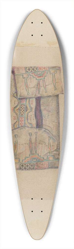 Mary Berner - Bag 39.3 inch art pintail longboard deck